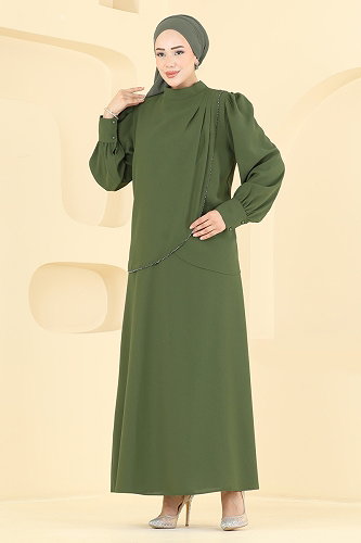 moda selvim طقم اخضر عفني 5829EDFK1198 - Thumbnail