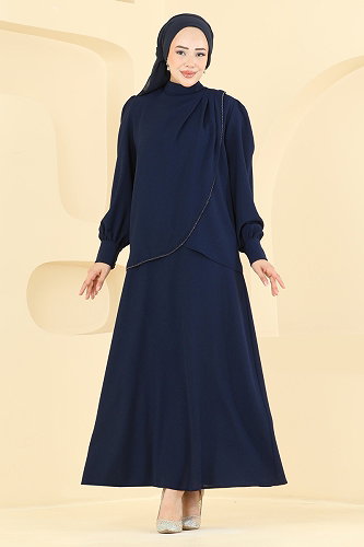 moda selvim Combined 5829EDFK1198 Navy Blue - Thumbnail