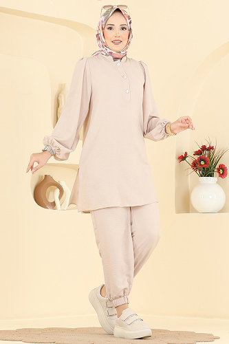 moda selvim Combined 5830EDFK1198 Cream - Thumbnail