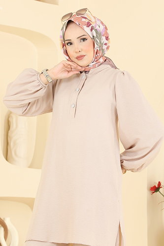 moda selvim طقم كريمي 5830EDFK1198 - Thumbnail