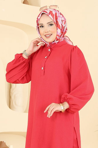 moda selvim طقم احمر 5830EDFK1198 - Thumbnail