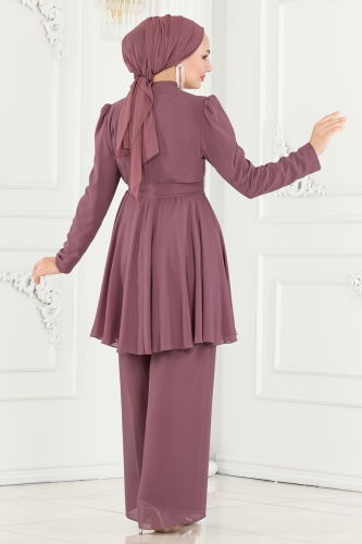 moda selvim طقم وردي 5891AB368 - Thumbnail