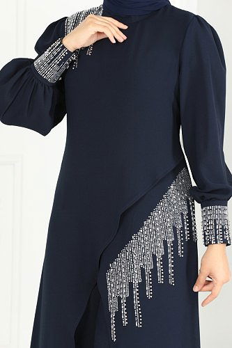 moda selvim Combined 5916AB368 Navy Blue - Thumbnail