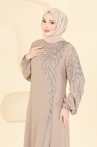 moda selvim Combined 5957AB368 Beige - Thumbnail