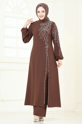 طقم بني 5957AB368