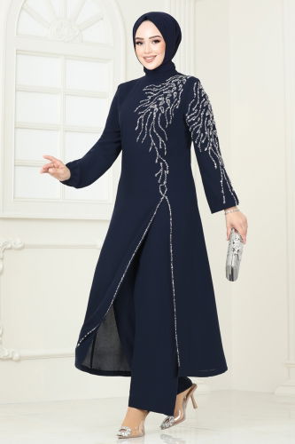 moda selvim Combined 5957AB368 Navy Blue - Thumbnail