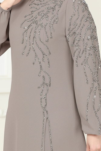 moda selvim طقم بيج 5957AB368 - Thumbnail