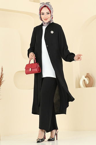 moda selvim Combined 6011UZ662 Black - Thumbnail