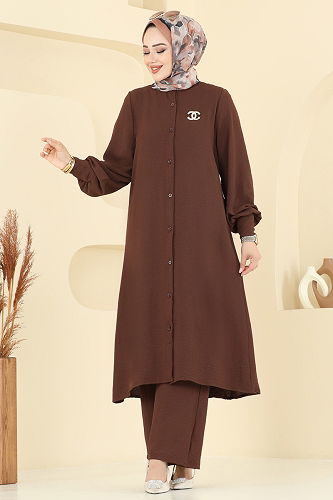 moda selvim Combined 6011UZ662 Brown - Thumbnail