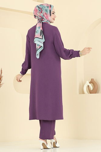 moda selvim Combined 6011UZ662 Dark Lilac - Thumbnail