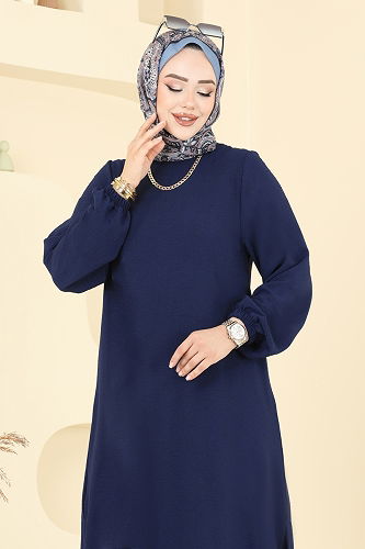 moda selvim طقم كحلي 6012UZ662 - Thumbnail