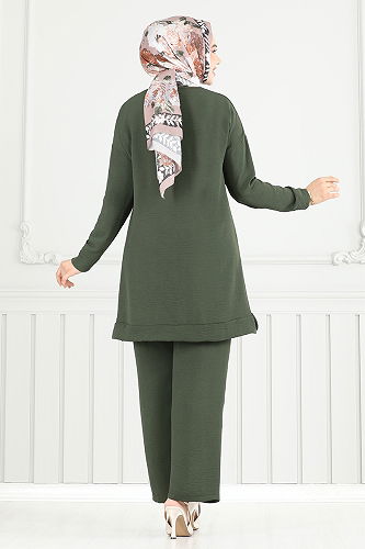 moda selvim Combined 6013UZ1029-M Khaki - Thumbnail