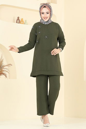 moda selvim Combined 6013UZ662 Khaki - Thumbnail