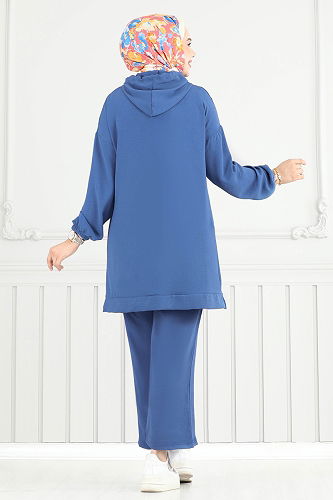 moda selvim طقم ازرق 6014UZ662 - Thumbnail