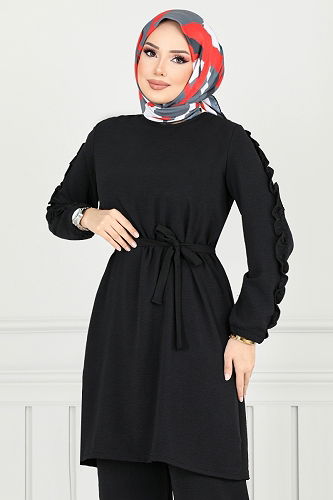 moda selvim Combined 6015UZ1029-M Black - Thumbnail