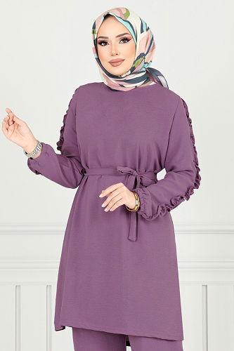 moda selvim Combined 6015UZ1029-M Lilac - Thumbnail