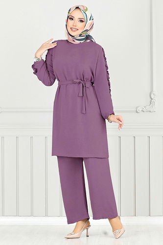 moda selvim Combined 6015UZ1029-M Lilac - Thumbnail