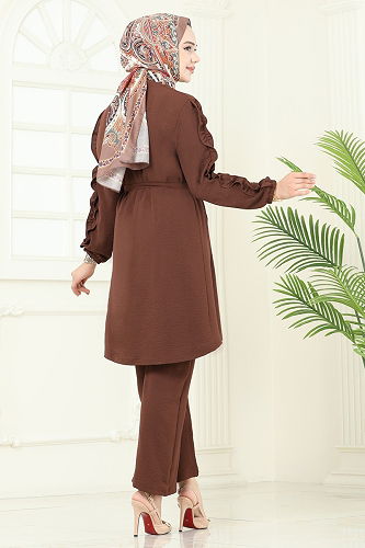 moda selvim Combined 6015UZ662 Brown - Thumbnail