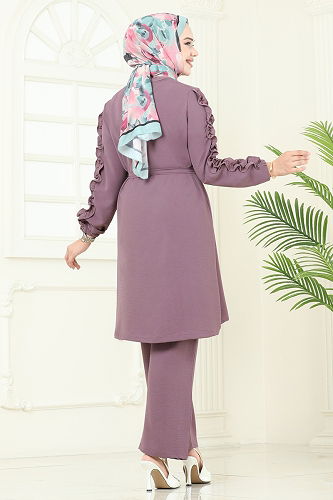moda selvim Combined 6015UZ662 Dark Lilac - Thumbnail