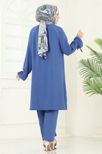 moda selvim طقم ازرق 6018UZ662 - Thumbnail