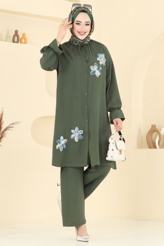 moda selvim Combined 6018UZ662 Khaki - Thumbnail