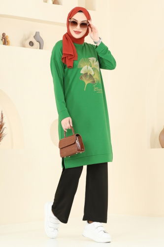 moda selvim Combined 6020UZ662 Benetton Green & Black - Thumbnail