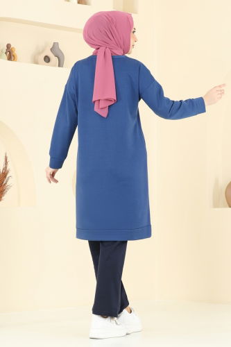 moda selvim Combined 6020UZ662 Indigo&Navy Blue - Thumbnail