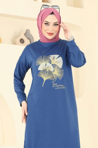 moda selvim Combined 6020UZ662 Indigo&Navy Blue - Thumbnail