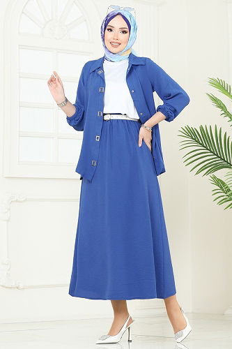 moda selvim Combined 6022UZ662 Indigo - Thumbnail