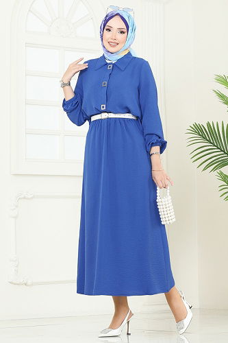 moda selvim طقم ازرق 6022UZ662 - Thumbnail