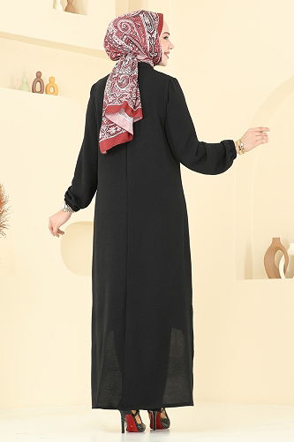 moda selvim طقم أسود 6023UZ662 - Thumbnail