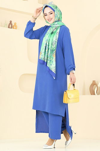 moda selvim Combined 6023UZ662 Indigo - Thumbnail