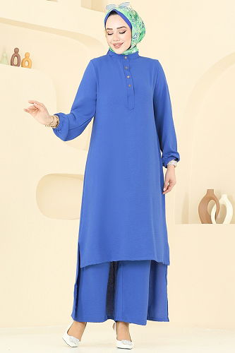 moda selvim طقم ازرق 6023UZ662 - Thumbnail