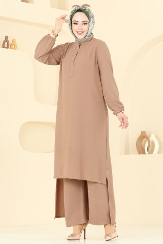 moda selvim طقم لاتيه 6023UZ662 - Thumbnail