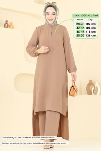 moda selvim طقم لاتيه 6023UZ662 - Thumbnail
