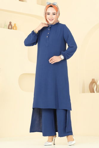 moda selvim طقم كحلي 6023UZ662 - Thumbnail