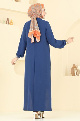 moda selvim طقم كحلي 6023UZ662 - Thumbnail