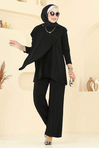 moda selvim Combined 6026UZ662 Black - Thumbnail