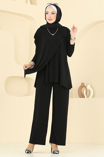 moda selvim Combined 6026UZ662 Black - Thumbnail