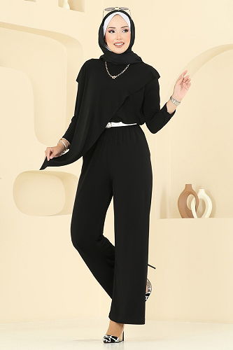 moda selvim Combined 6026UZ662 Black - Thumbnail