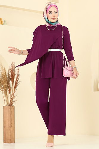 moda selvim Combined 6026UZ662 Damson - Thumbnail