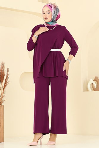 moda selvim طقم توتي 6026UZ662 - Thumbnail