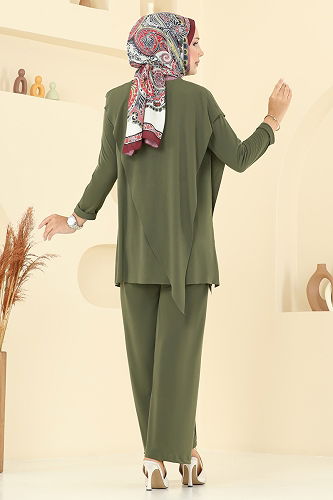 moda selvim Combined 6026UZ662 Khaki - Thumbnail