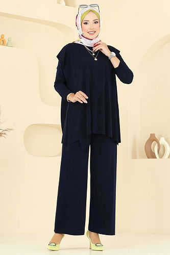 moda selvim Combined 6026UZ662 Navy Blue - Thumbnail