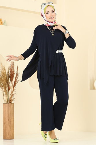 moda selvim Combined 6026UZ662 Navy Blue - Thumbnail