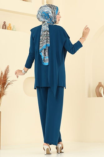 moda selvim طقم بترولي 6026UZ662 - Thumbnail