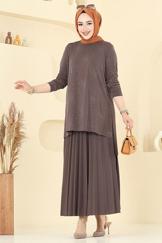 moda selvim Combined 6027UZ662 Brown - Thumbnail