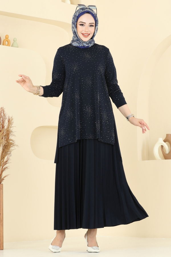 Modaselvim NET 20%+20% DISCOUNT IN THE CARD Combined 6027UZ662 Navy Blue