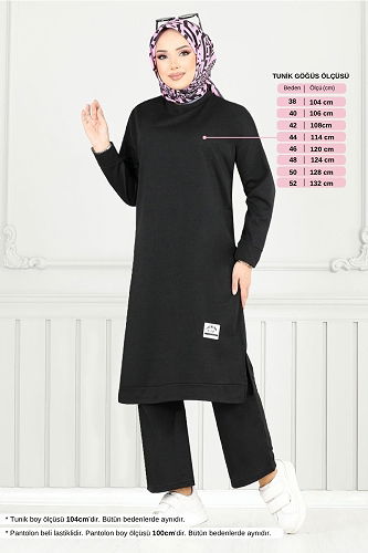 moda selvim Combined 6032UZ1029-M Black - Thumbnail