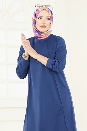 moda selvim طقم ازرق 6033UZ662 - Thumbnail